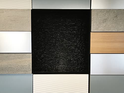 Mur d’eau en résine texturée
